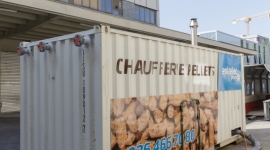 Chaufferie mobile à pellets
