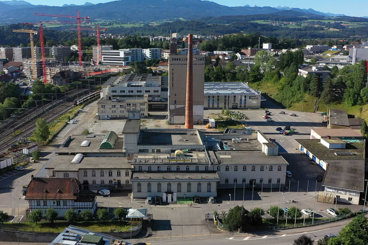 Site de bluefactory à Fribourg