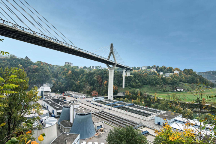 Pont de la Poya et centrale biogaz