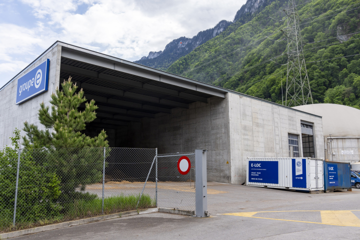 Centrale de chauffe de Villeneuve, exploitée par Groupe E