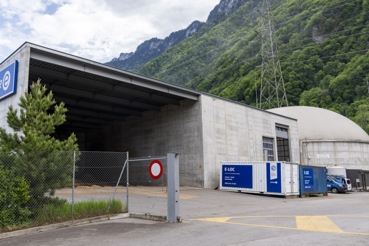 Centrale de chauffe de Villeneuve, exploitée par Groupe E
