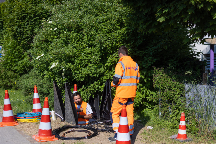 Des travaux pour la fibre optique