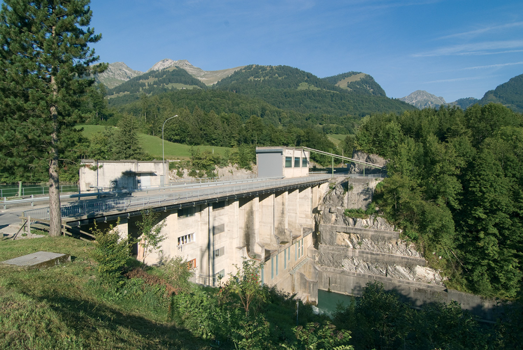 Barrage et centrale de Lessoc