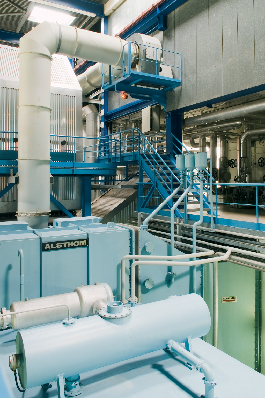 Intérieur de la centrale de Cornaux