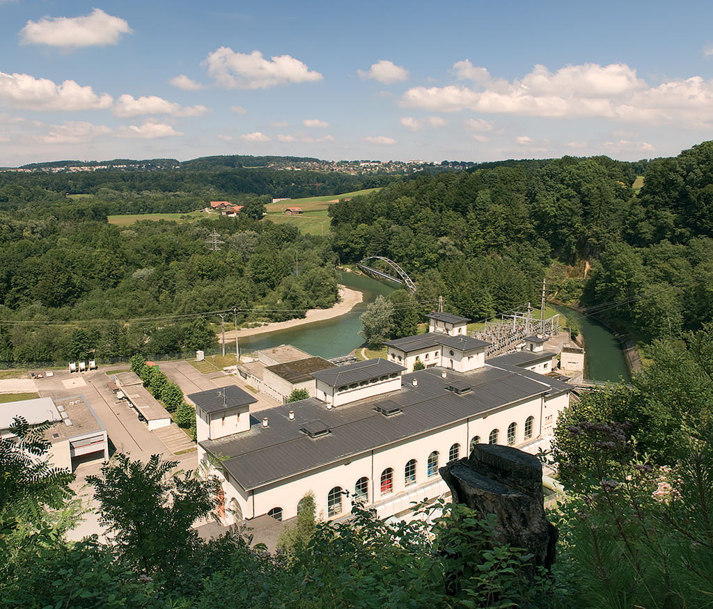 Panorama de la centrale d'Hauterive