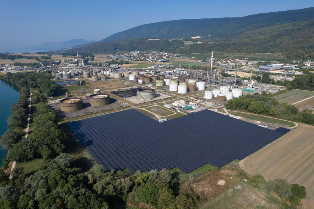 Parc solaire VARO à Cressier (NE)