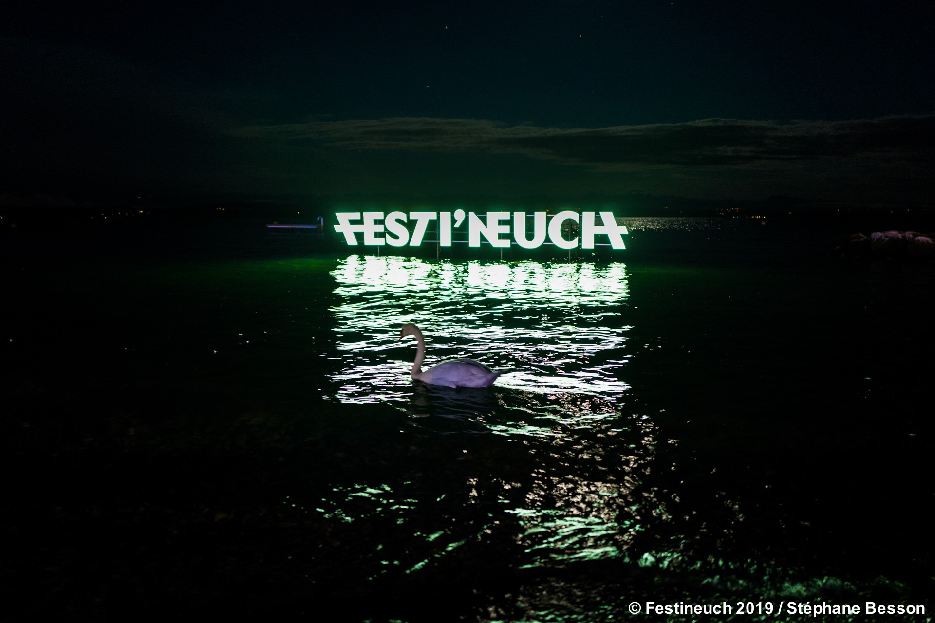 Fesival de musique à Neuchâtel de nuit