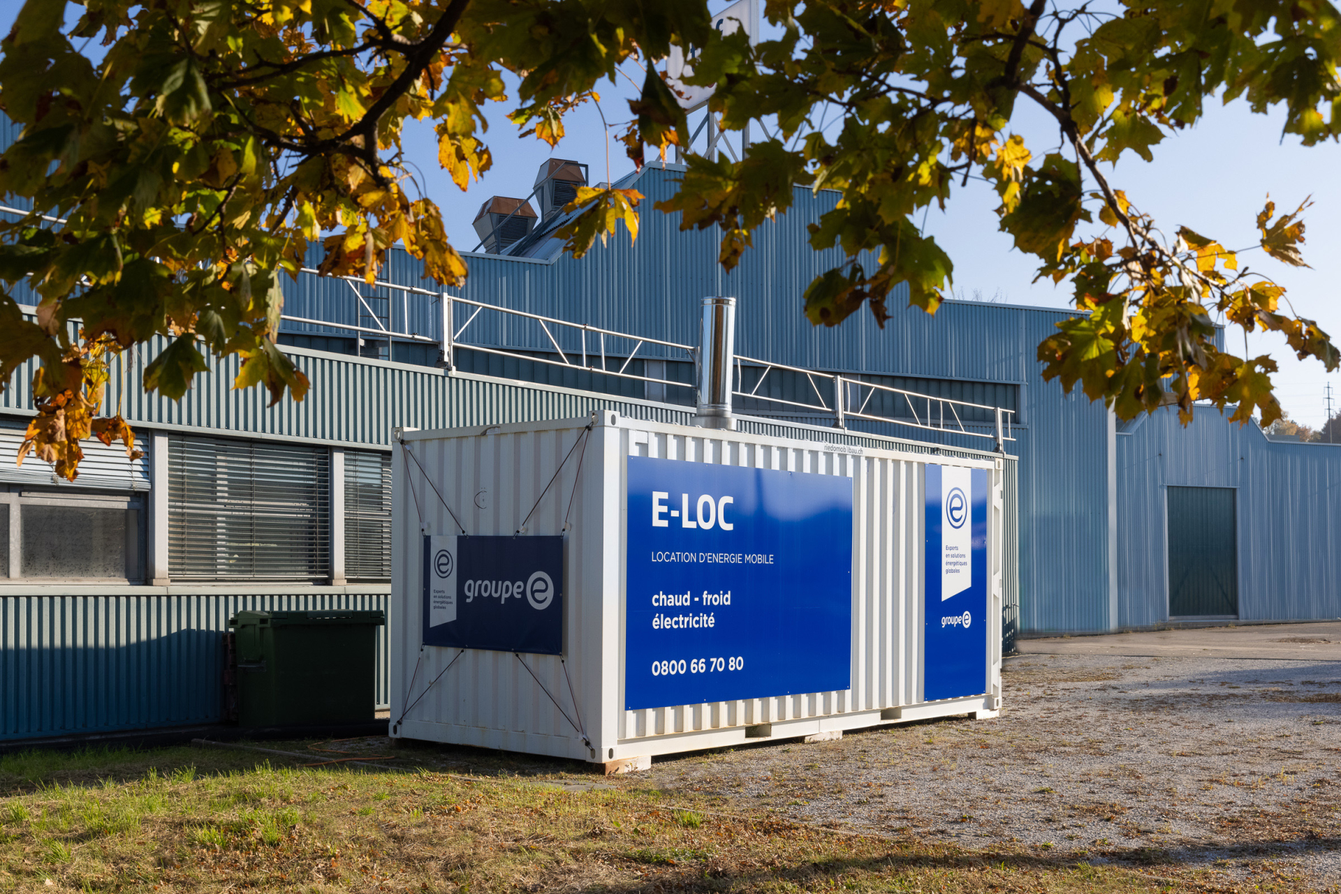 E-LOC-Installation bei einem Kunden von Groupe E