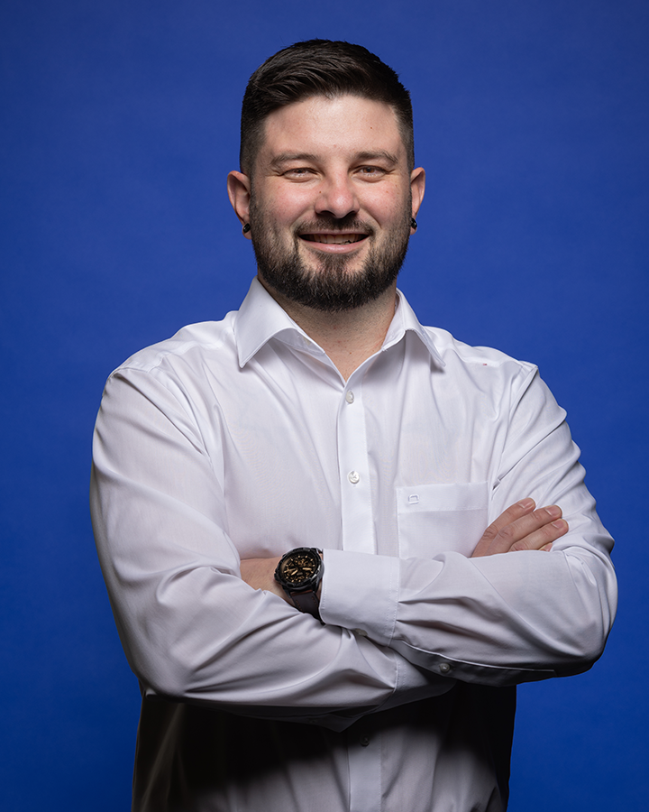 Porträt von Kilian Meuwly, Leiter der Filiale Guin