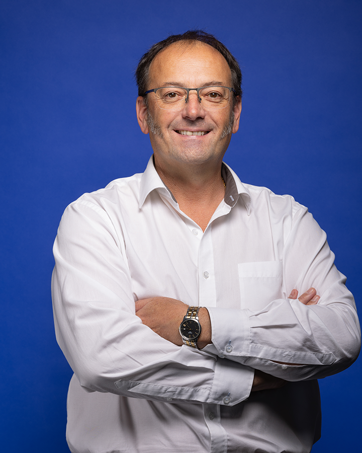 Porträt von Landry Currat, Leiter der Filiale in Epagny