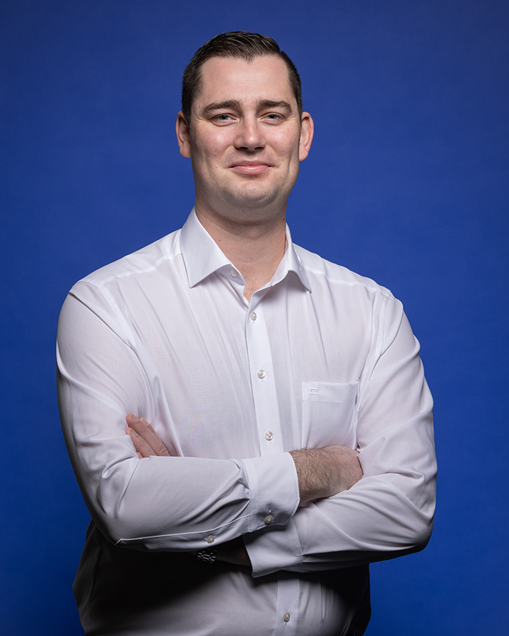 Portrait d'Oliver Bütikofer, responsable de la succursale de Morat