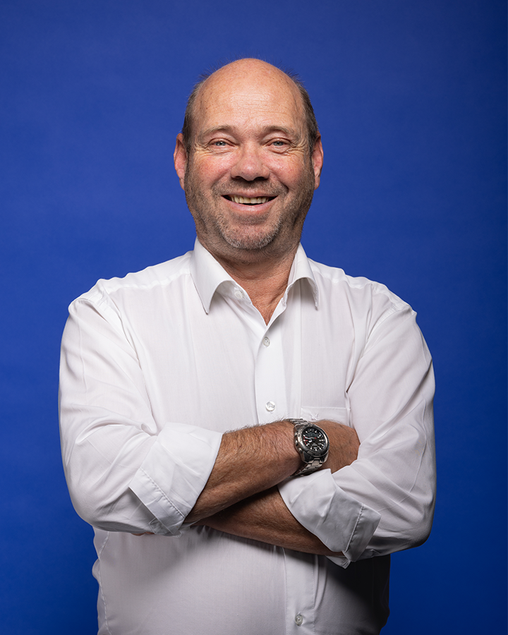 Portrait de Patrice Rossier, responsable de la succursale de Château-d'Oex