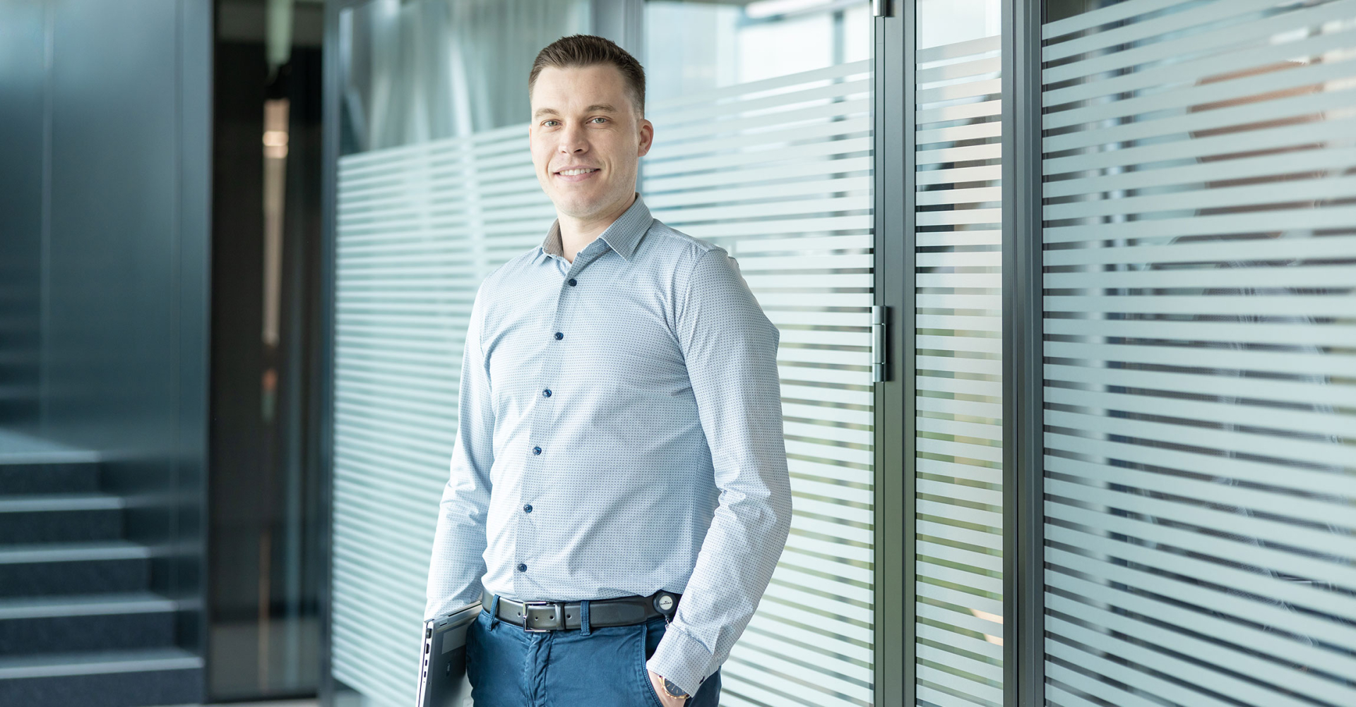 Portrait d'Alain Menoud, collaborateur Groupe E