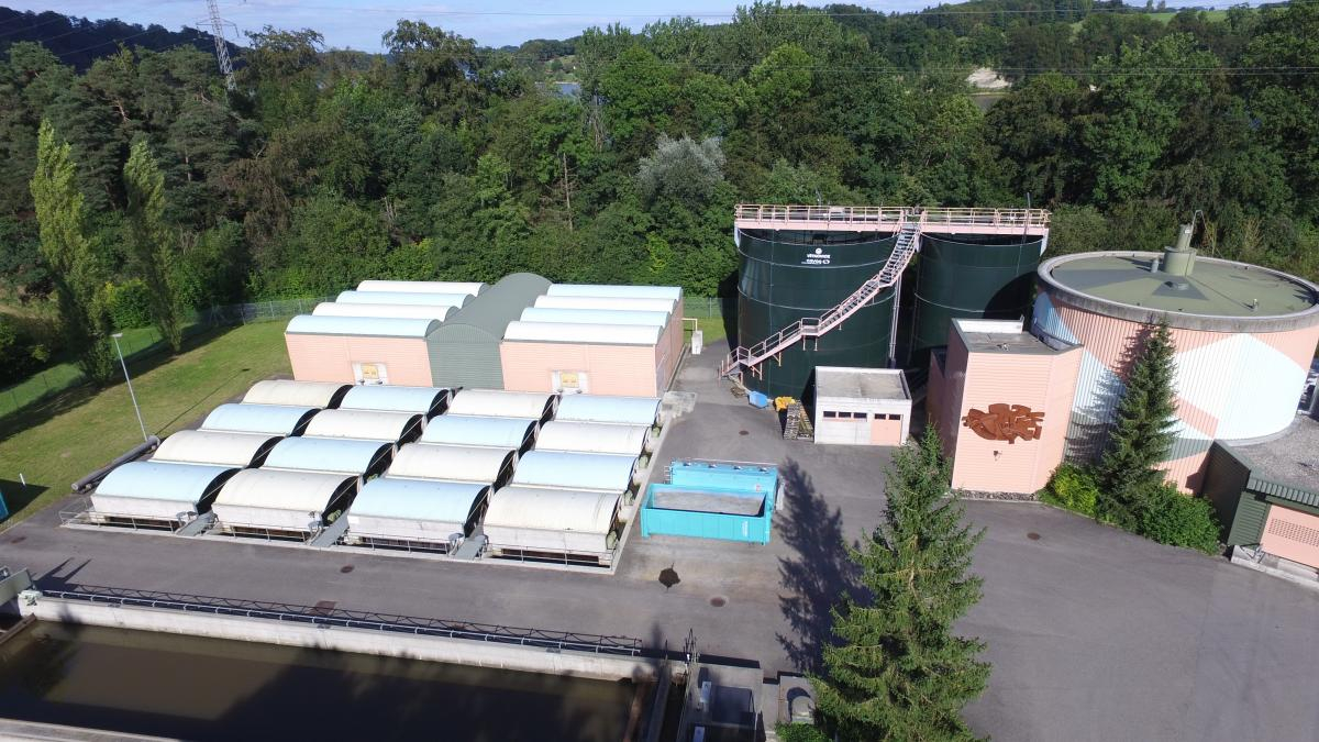 Stration d'épuration de Pensier dans le canton de Fribourg