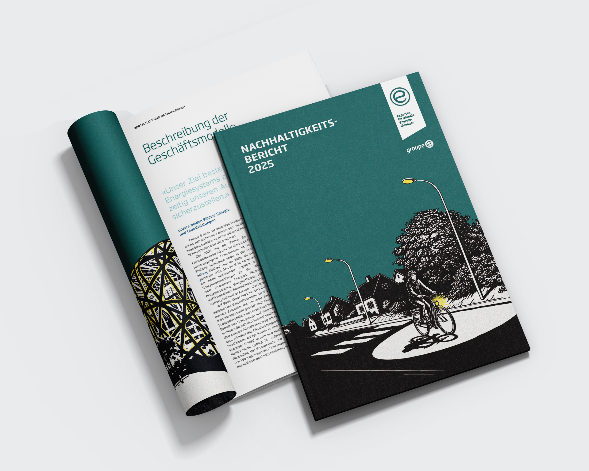 Titelseite des Nachhaltigkeitsberichts 2025