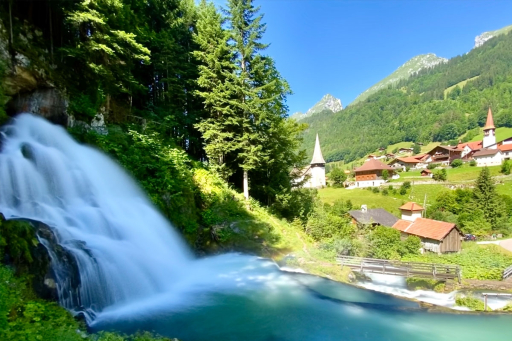 Wasser beim Jauner Kraftwerk