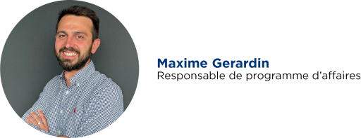 Maxime Gerardin - responsable de programme d'affaires